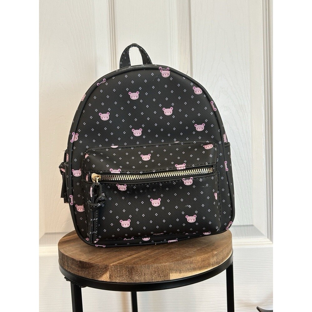 New Under One Sky Pink Bears Mini Backpack
